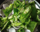 A picture of step 1 of Chilli paneer.