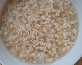 Foto del paso 3 de la receta: "Leche" o bebida de avena + galletas saladas con bagazo de avena