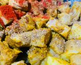 A picture of step 2 of Panasa Kasha (jackfruit/Katahal Masala).