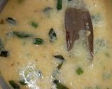 A picture of step 3 of Punjabi pakora kadhi.