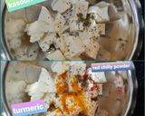 A picture of step 3 of Paneer tawa butter masala.