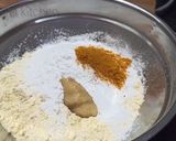 A picture of step 2 of Bread pocket bonda.