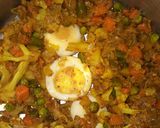 A picture of step 6 of Egg Veg Biryani.
