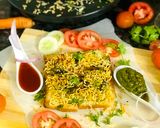 मुंबई मसला टोस्ट सैंड्विच (mumbai masala toast sandwich recipe in Hindi) रेसिपी चरण 12 फोटो