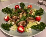 Foto del paso 11 de la receta: Ensalada de champiñones gratinados con Gorgonzola y brócoli