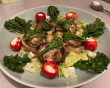 Foto del paso 11 de la receta: Ensalada de champiñones gratinados con Gorgonzola y brócoli