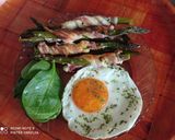 Túrós spárga baconbe tekerve recept fázis 2 fotója