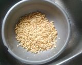 A picture of step 3 of Akara (beans cake).
