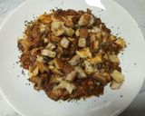 Foto del paso 7 de la receta: Champiñones con jamón y tomate