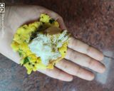 A picture of step 4 of Illusion vada pav.