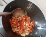 A picture of step 4 of Drumstick, rawmango pulusu.