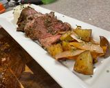 A picture of step 10 of Roasted Garlic Mint Lamb Leg.