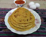 A picture of step 4 of Egg Pancakes.