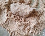 A picture of step 3 of Red rice and jaggery anarse.
