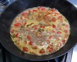 Une image de l'étape 8 de Linguines rouges au bouillon de moules, tomates, mascarpone et Gorgonzola.