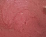 A picture of step 5 of Rava beetroot modak.