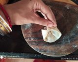 A picture of step 6 of Restaurant style Chicken Momos.
