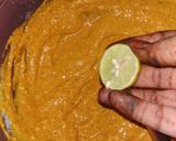 A picture of step 4 of Tandoori Chicken without oven.