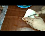 A picture of step 1 of Shahi tukray.