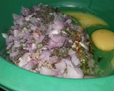 A picture of step 3 of Shami kabab.