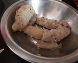 A picture of step 1 of Sweet potato chat.