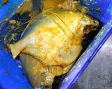 A picture of step 1 of Pomfret fish 🐠 Masala Fry.