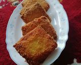 A picture of step 6 of Bread box patties.