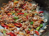 Tumis Sawi + Udang
