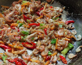 Foto langkah ke 3 dari resep Tumis Sawi + Udang.