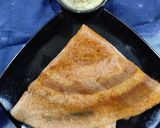 A picture of step 3 of Ragi dosa.