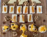 Foto del paso 4 de la receta: Vol-au-vents de ensaladilla rusa y de queso crema, con huevo hilado casero