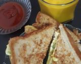 A picture of step 5 of Bread Omlette.
