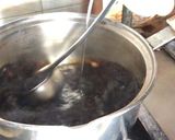 A picture of step 1 of Kashmiri chai.