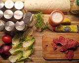 Une image de l'étape 1 de Wraps Kebab et Crudités.