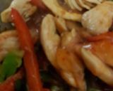 A picture of step 5 of My Chicken Stir fry with Noodles. 💜.