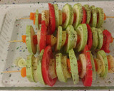 Foto del paso 6 de la receta: Brochetas de calabacín con queso Ronkari