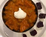 Csicseriborsó pörkölt, rizzsel és cékla chutney-val recept fázis 3 fotója