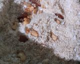 A picture of step 6 of Rava laddu.