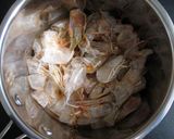 A picture of step 1 of Prawn Shell Stock.