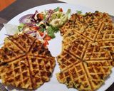 Sós gofri, maradék törtburgonyából (glutén- és tejmentes) recept fázis 3 fotója