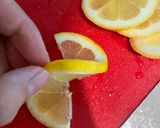 A picture of step 5 of Salmon Carappcio.