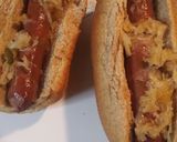 A picture of step 12 of Sauerkraut, Hotdogs, and Peppers.