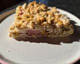 Rebarbarás-epres morzsapite szénhidrátszegény recept fázis 8 fotója