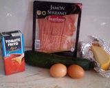 Foto del paso 1 de la receta: Calabacín relleno "aprovechandares"