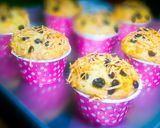 Foto langkah ke 8 dari resep Muffin tape simple, praktis, dan irit no mixer.
