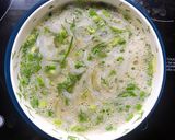 Hình bước làm 1 của món Cá Ngần chiên trứng