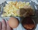 Une image de l'étape 1 de Frites🥔Omelette au thon 🍅🐟.