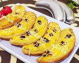 Foto langkah ke 5 dari resep Banana Milk Crispy Almond Kismis Keju (kreasi pastry).
