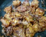 A picture of step 6 of Gobi Manchurian.