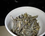 Foto langkah ke 1 dari resep Jrengkol teri kering cabe ijo.